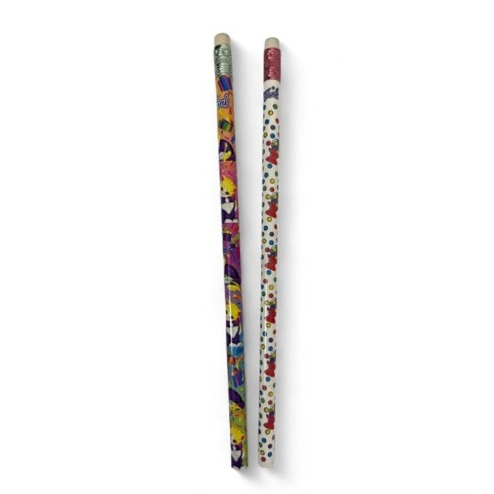 Vtg Lisa Frank Pencils Lot Of 2 1989 Bubble Gum Machines Cats